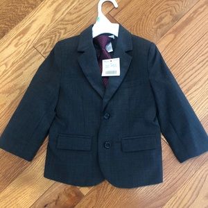 Janie & Jack wool blazer with tie